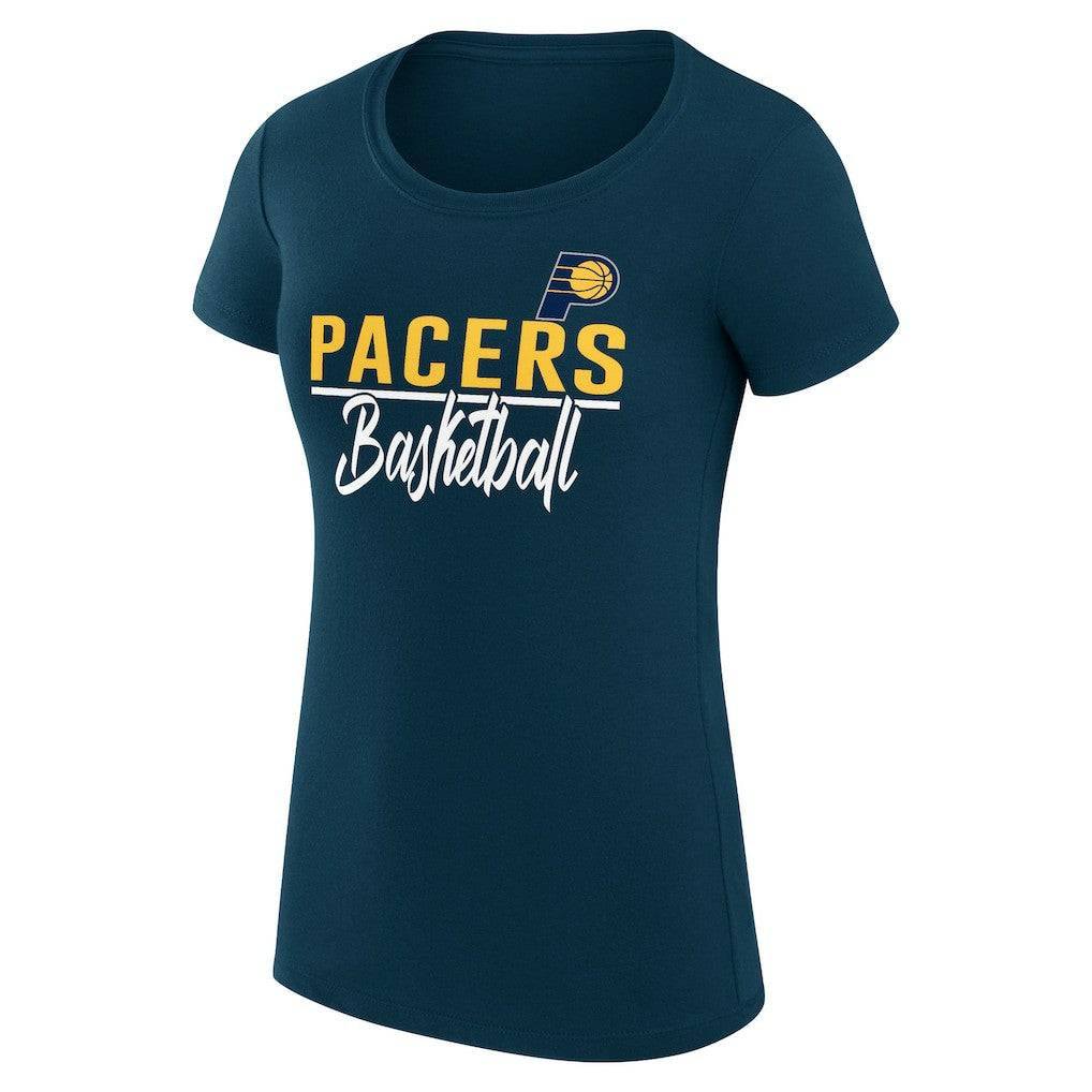 Indiana Pacers G-III 4Her by Carl Banks Women's Super-Slim Fit Lightweight Team Sport V-Neck T-Shirt Discount