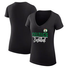 Boston Celtics G-III 4Her by Carl Banks Women's Super-Slim Fit Lightweight Team Sport V-Neck T-Shirt Online