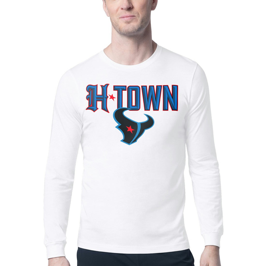 Houston Texans  Starter H-Town Graphic Long Sleeve T-Shirt