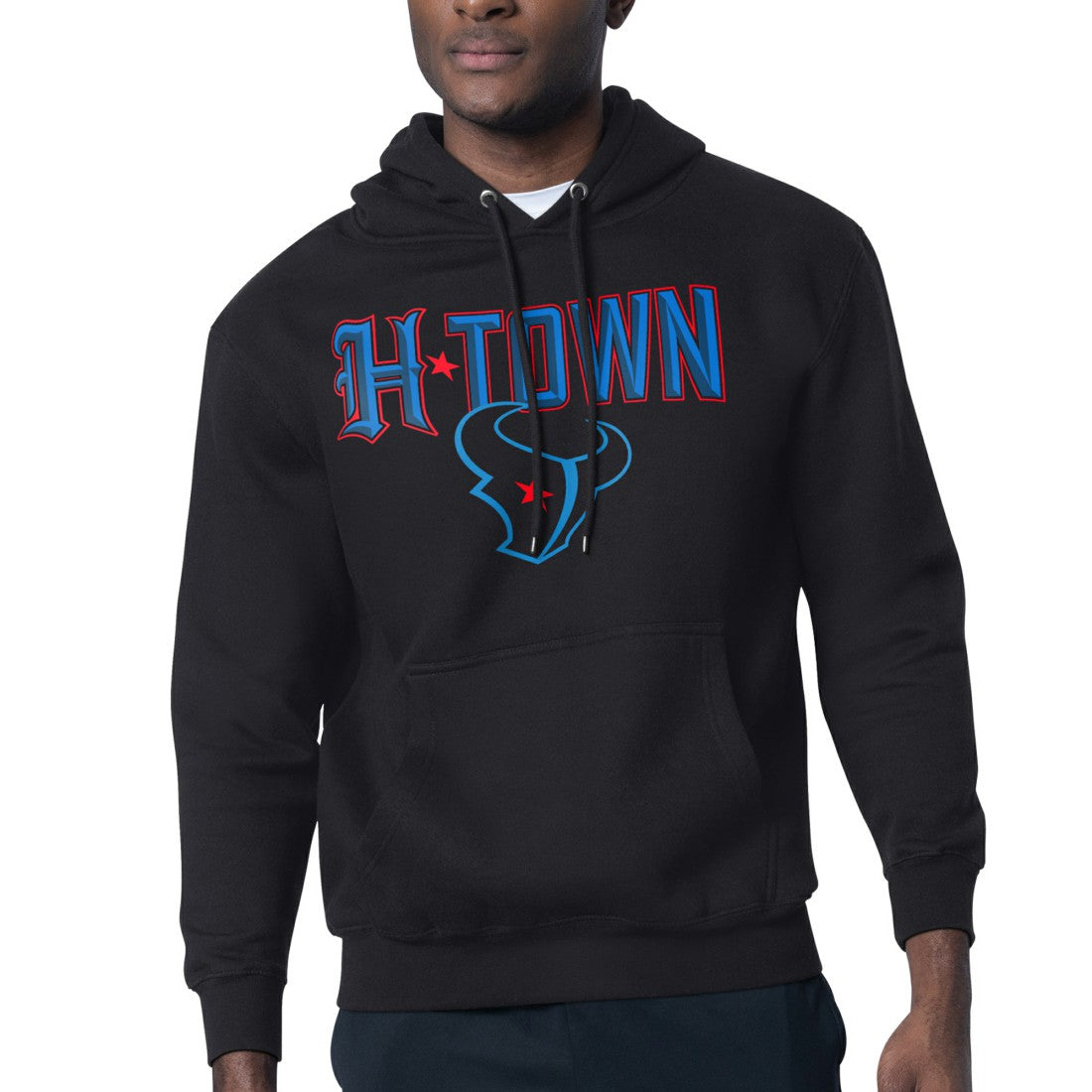 Houston Texans  Starter H-Town Graphic Fleece Pullover Hoodie