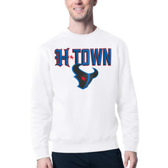 Houston Texans  Starter H-Town Graphic Fleece Pullover Sweatshirt