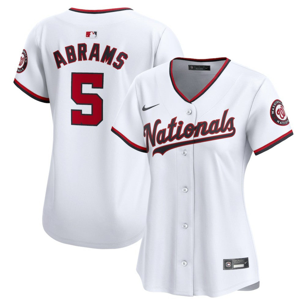 CJ Abrams Washington Nationals Nike Women's Home Limited Player Jersey – White | MLB New