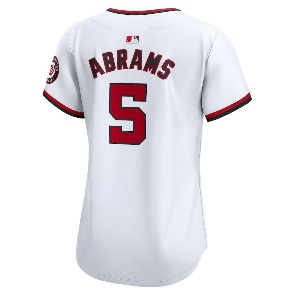 CJ Abrams Washington Nationals Nike Women's Home Limited Player Jersey – White | MLB New