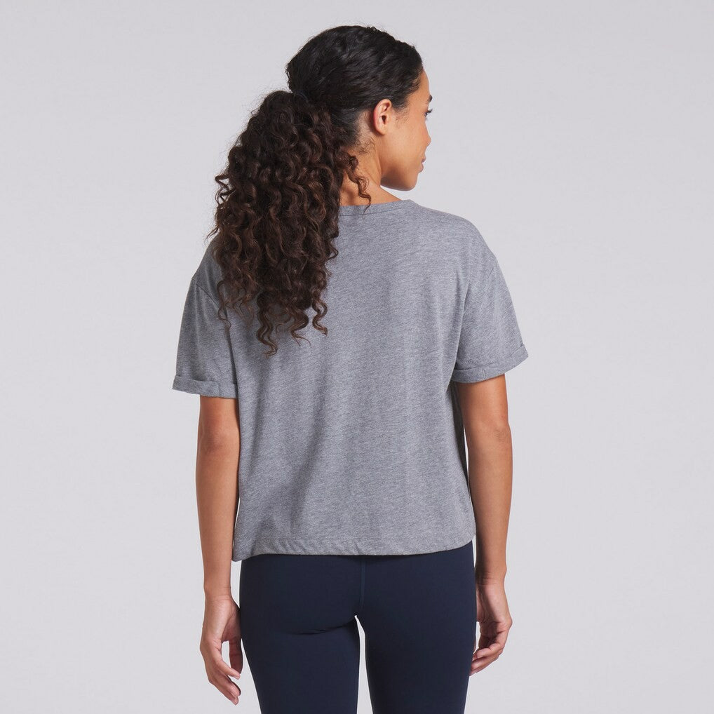 Dallas Cowboys Fanatics Women's Swing Pass Tri-Blend Boxy T-Shirt