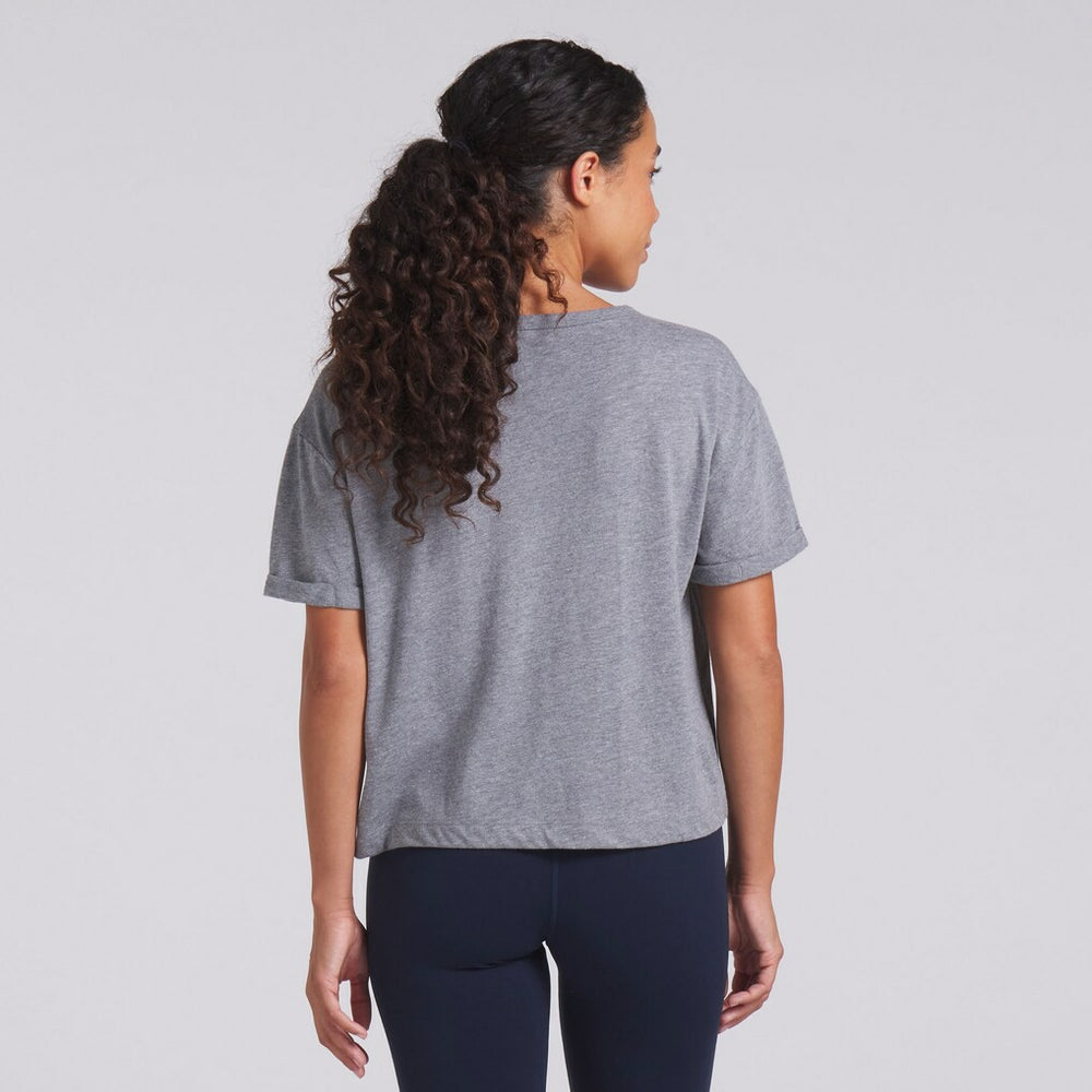 Dallas Cowboys Fanatics Women's Swing Pass Tri-Blend Boxy T-Shirt