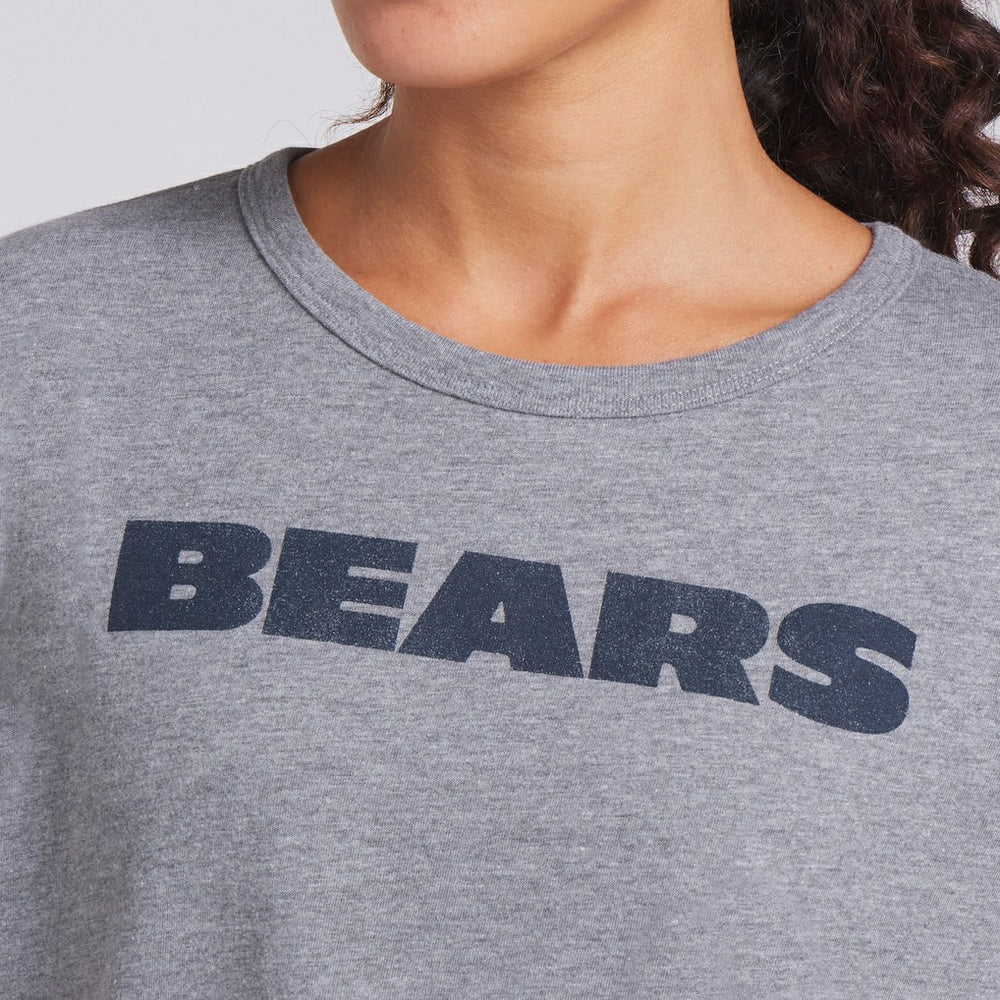 Chicago Bears Fanatics Women's Swing Pass Tri-Blend Boxy T-Shirt