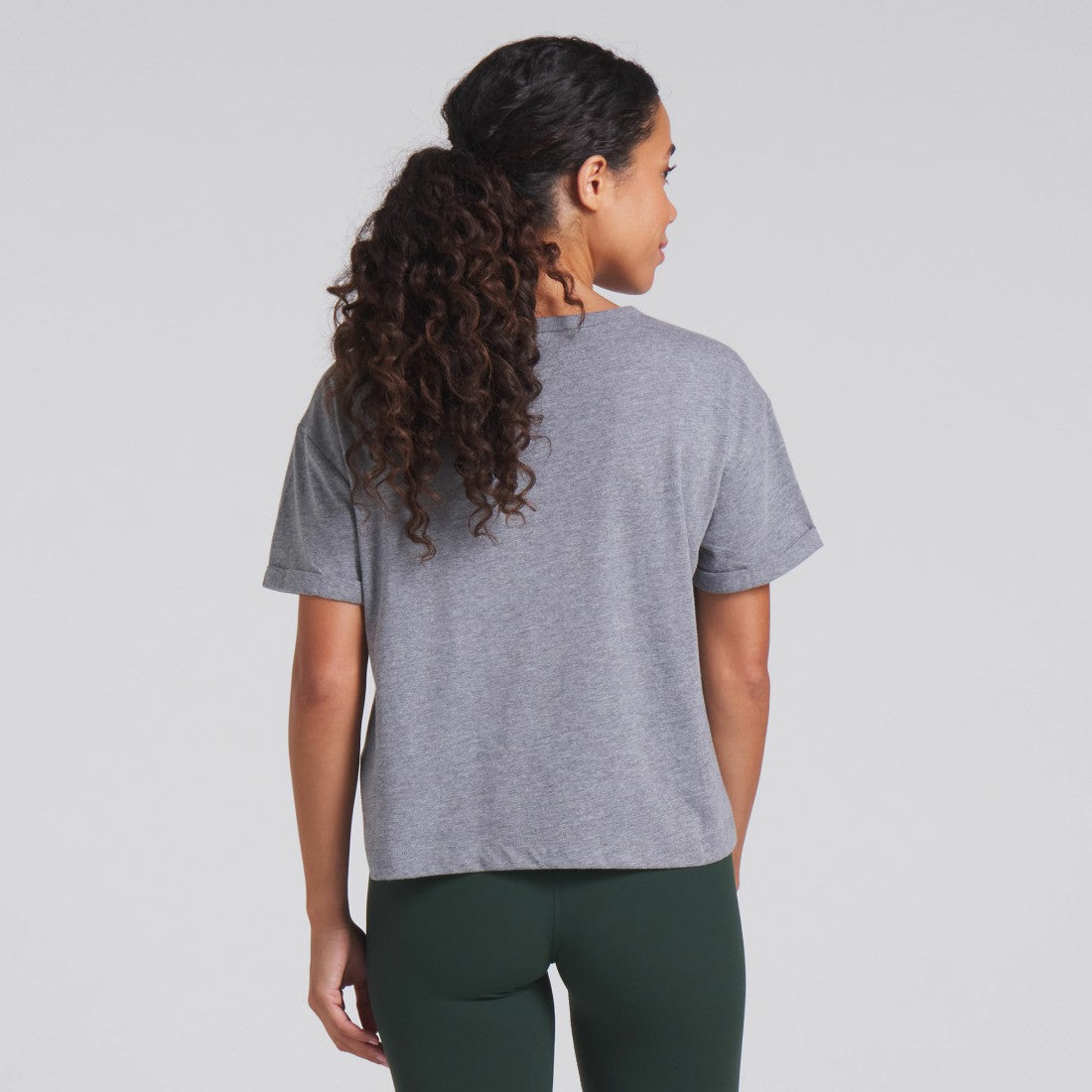 Green Bay Packers Fanatics Women's Swing Pass Tri-Blend Boxy T-Shirt