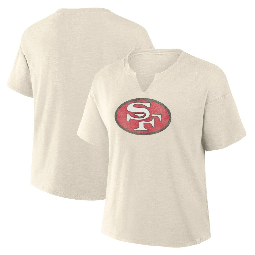 San Francisco 49ers Fanatics Women's Trick Play Slub Boxy T-Shirt