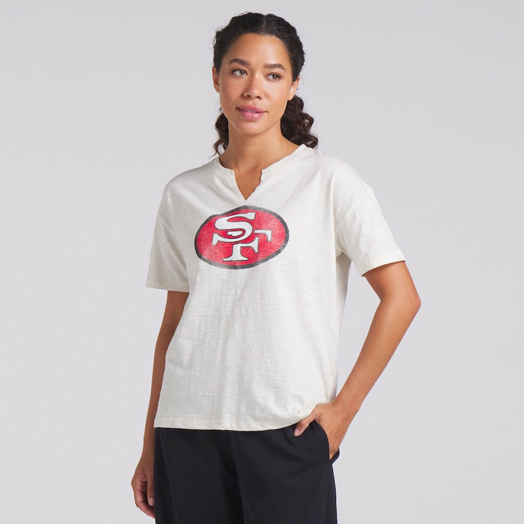 San Francisco 49ers Fanatics Women's Trick Play Slub Boxy T-Shirt
