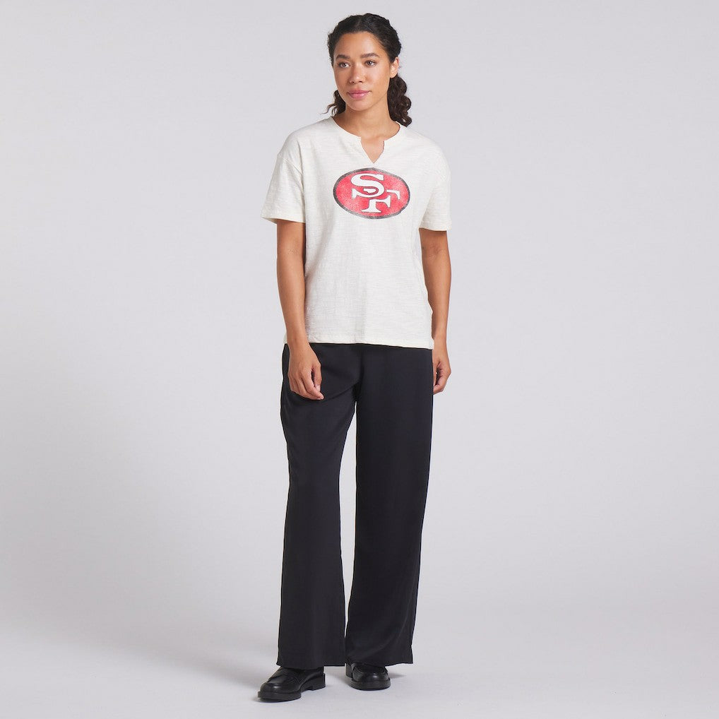 San Francisco 49ers Fanatics Women's Trick Play Slub Boxy T-Shirt