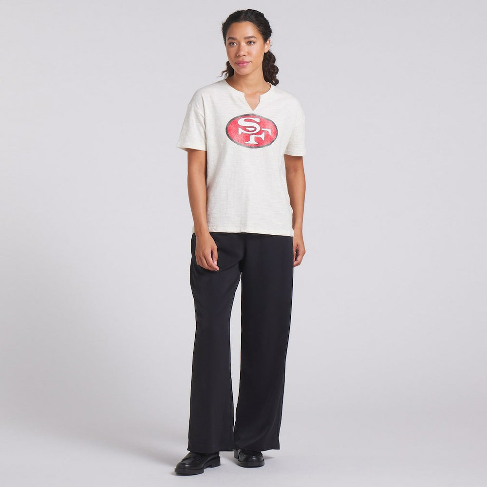 San Francisco 49ers Fanatics Women's Trick Play Slub Boxy T-Shirt