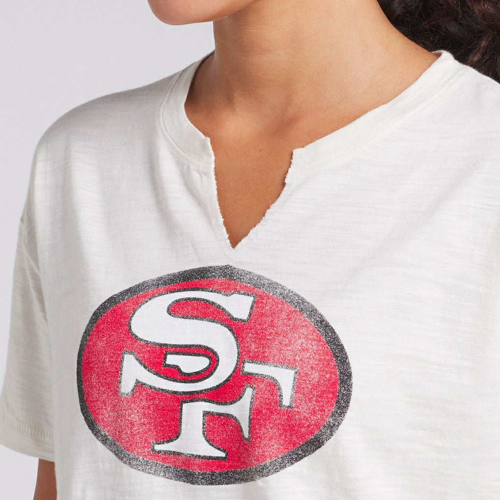 San Francisco 49ers Fanatics Women's Trick Play Slub Boxy T-Shirt
