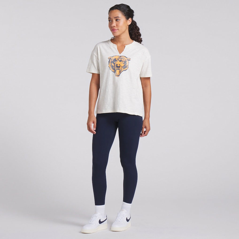 Chicago Bears Fanatics Women's Trick Play Slub Boxy T-Shirt