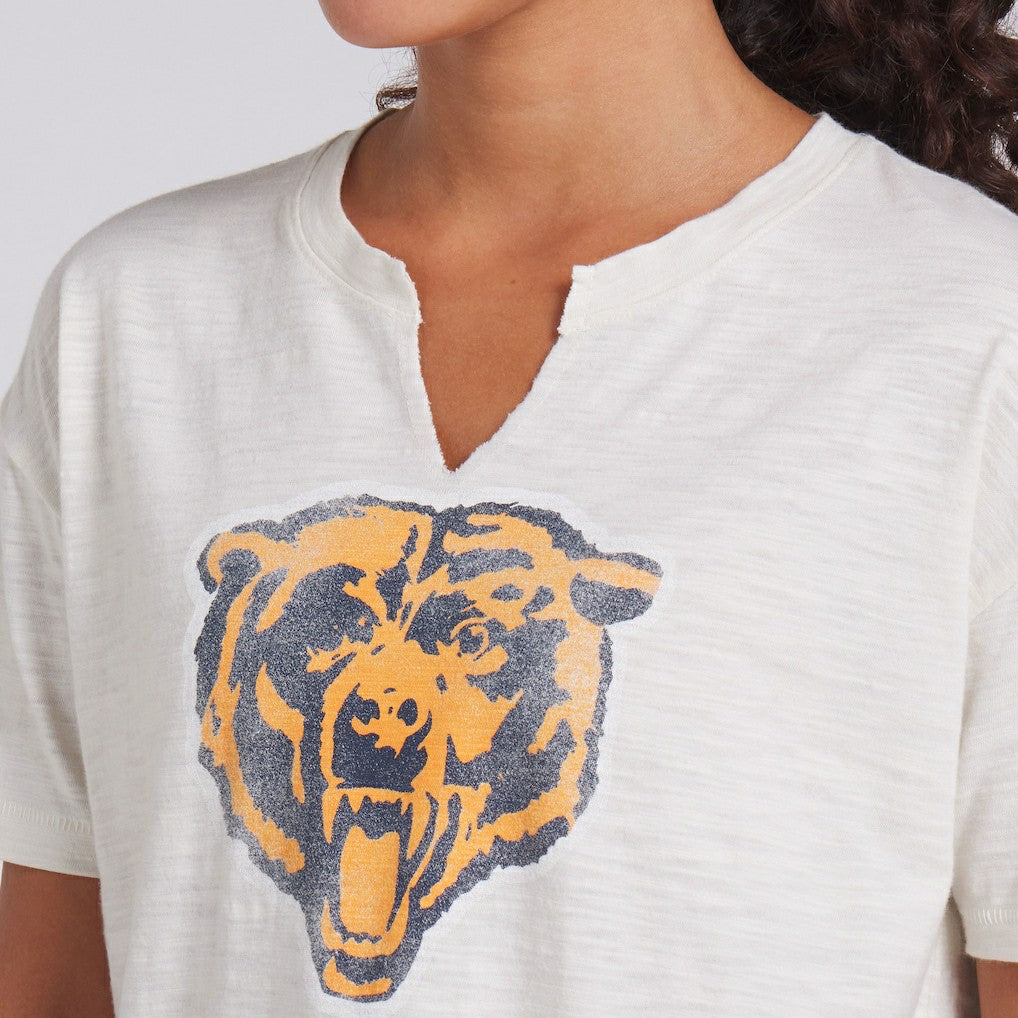 Chicago Bears Fanatics Women's Trick Play Slub Boxy T-Shirt