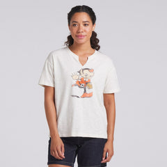 Cleveland Browns Fanatics Women's Trick Play Slub Boxy T-Shirt