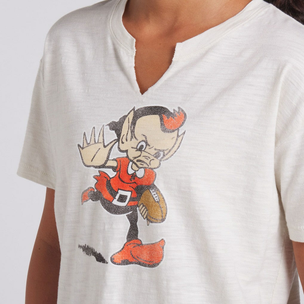 Cleveland Browns Fanatics Women's Trick Play Slub Boxy T-Shirt