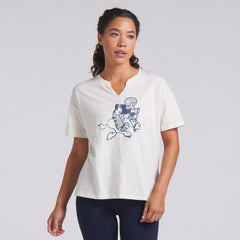Dallas Cowboys Fanatics Women's Trick Play Slub Boxy T-Shirt