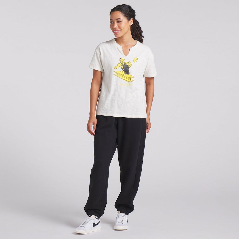 Pittsburgh Steelers Fanatics Women's Trick Play Slub Boxy T-Shirt