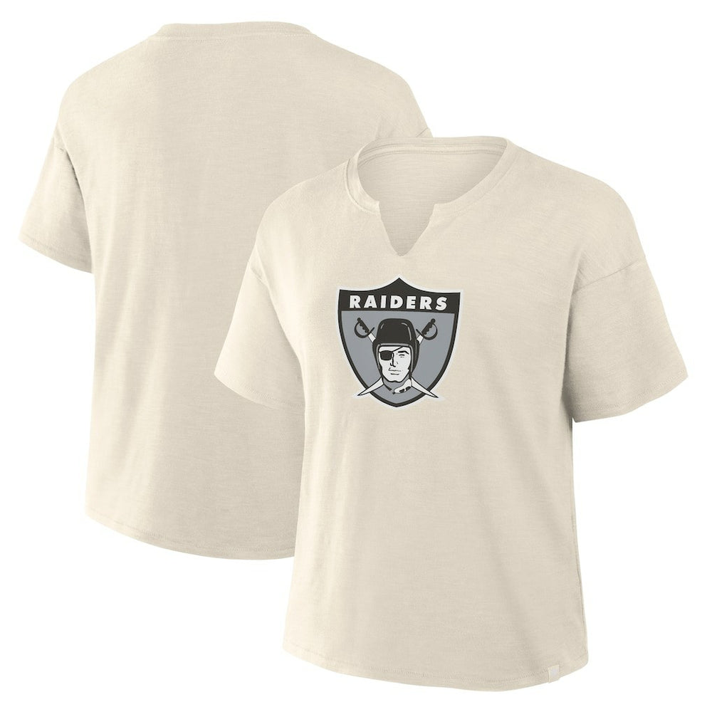 Las Vegas Raiders Fanatics Women's Trick Play Slub Boxy T-Shirt