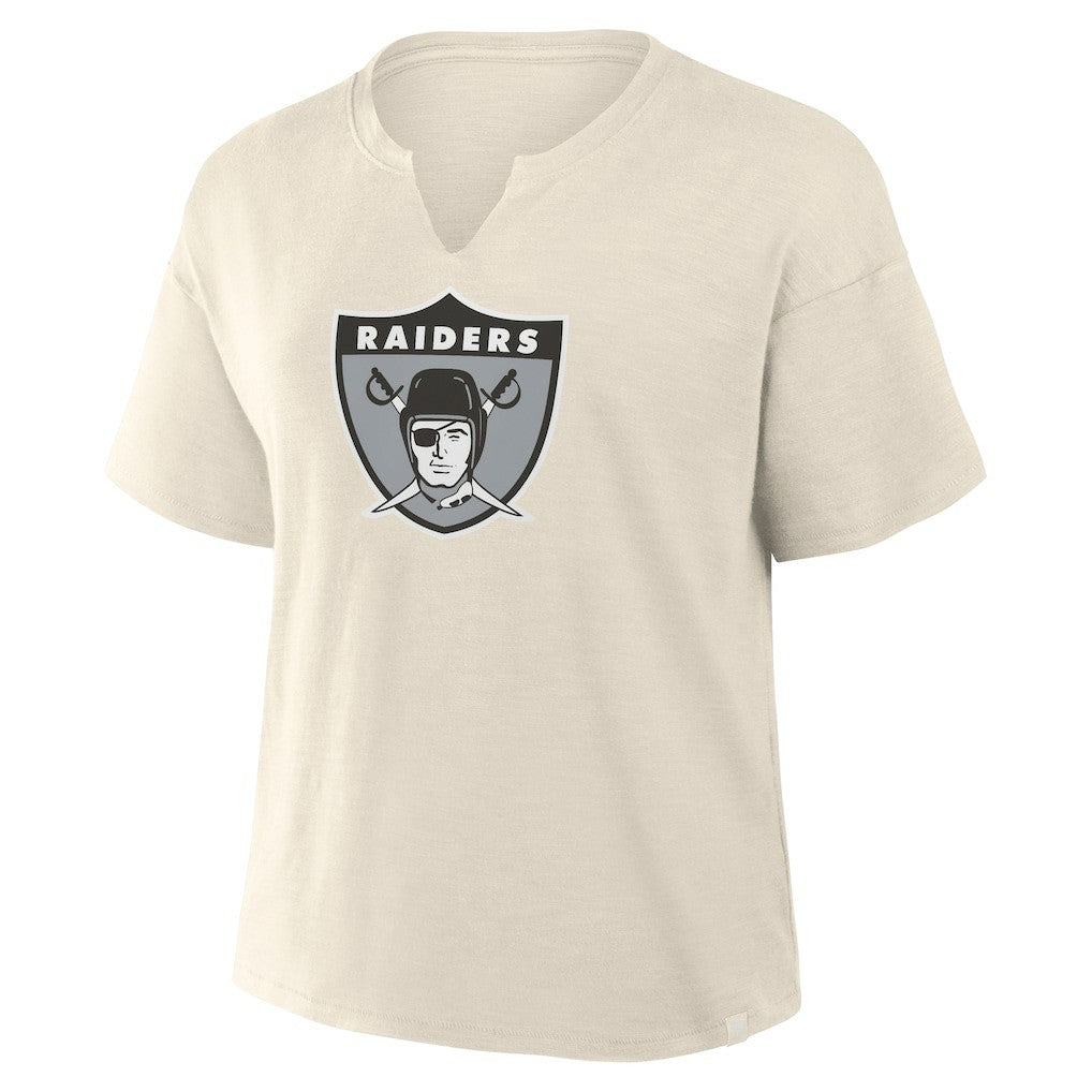 Las Vegas Raiders Fanatics Women's Trick Play Slub Boxy T-Shirt