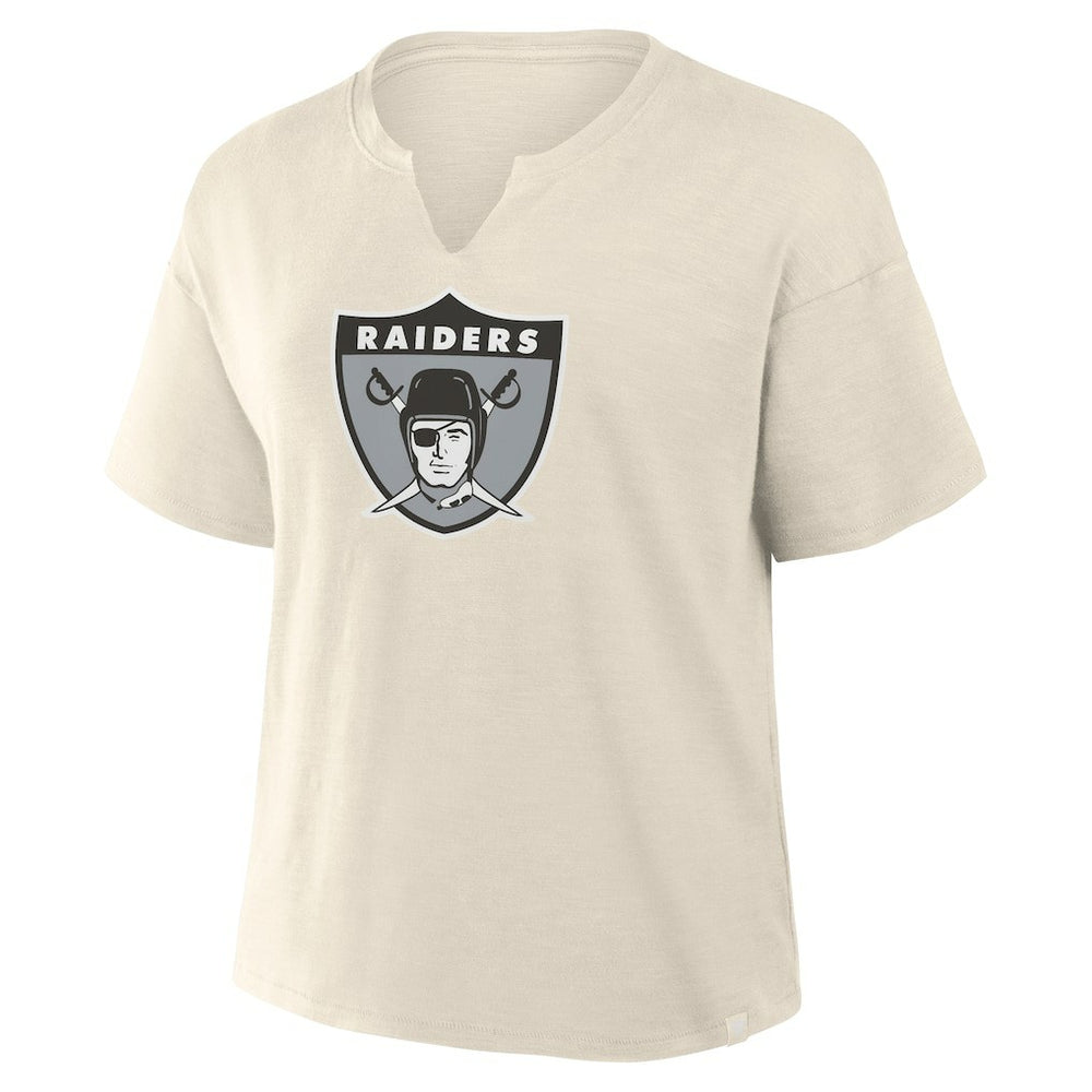Las Vegas Raiders Fanatics Women's Trick Play Slub Boxy T-Shirt
