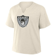Las Vegas Raiders Fanatics Women's Trick Play Slub Boxy T-Shirt