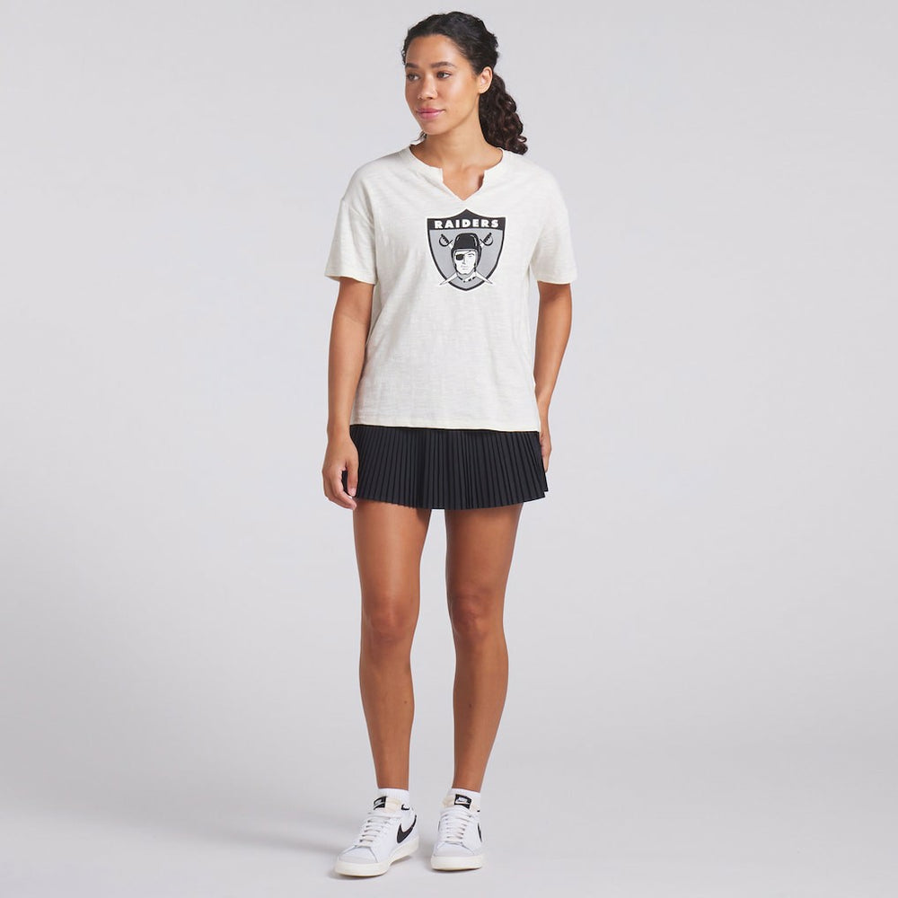 Las Vegas Raiders Fanatics Women's Trick Play Slub Boxy T-Shirt