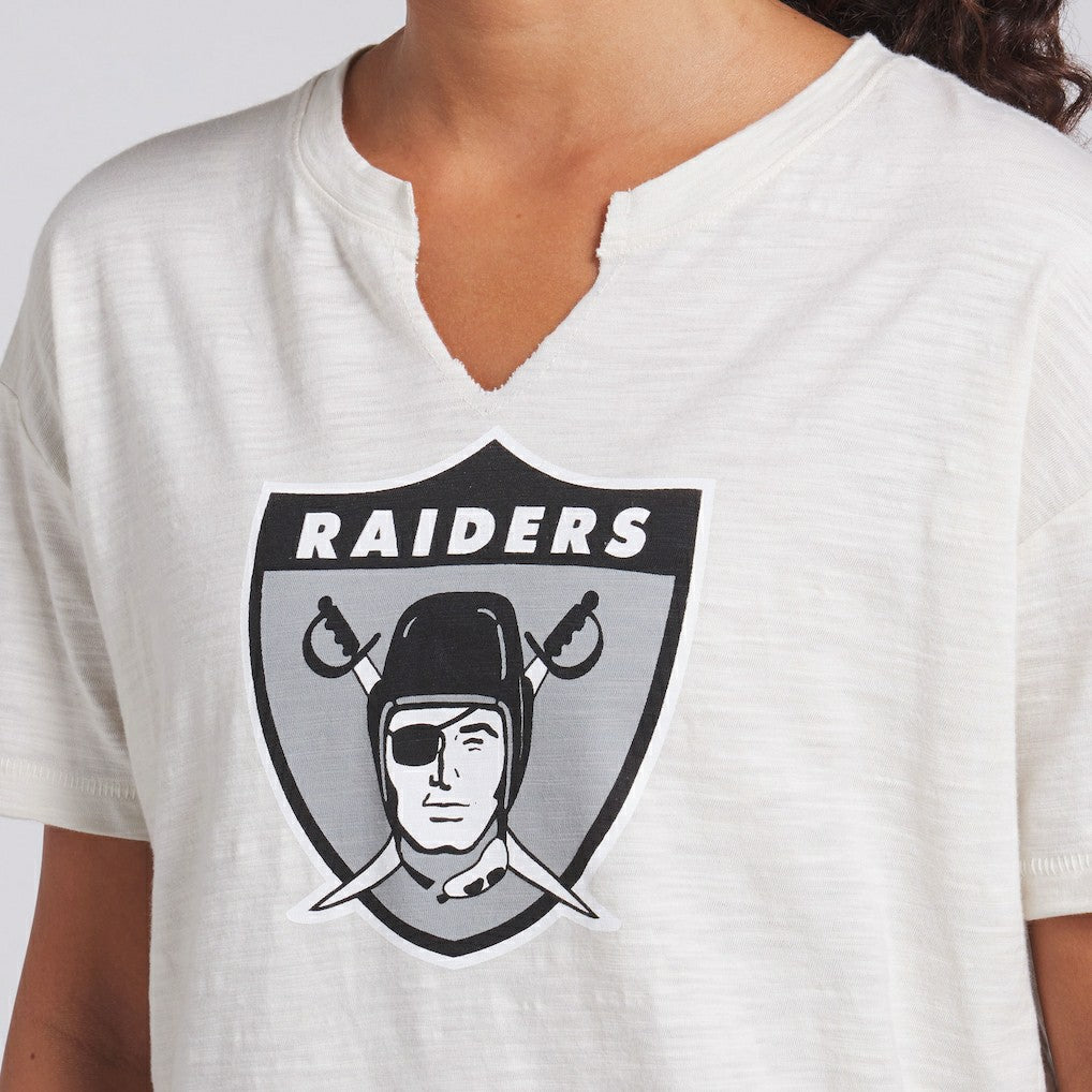 Las Vegas Raiders Fanatics Women's Trick Play Slub Boxy T-Shirt