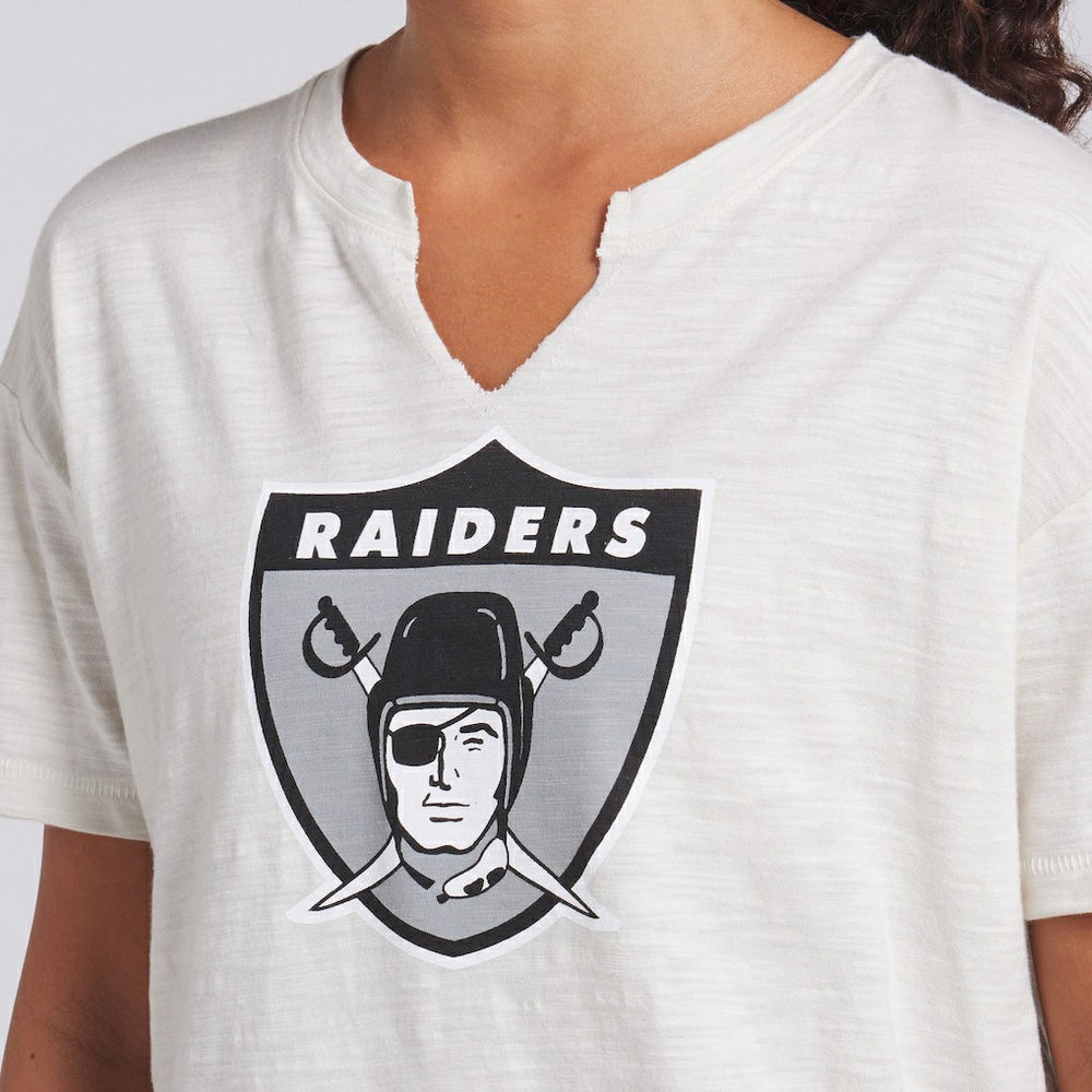 Las Vegas Raiders Fanatics Women's Trick Play Slub Boxy T-Shirt