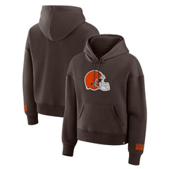Cleveland Browns Fanatics Women's Legacy Fleece Pullover Hoodie