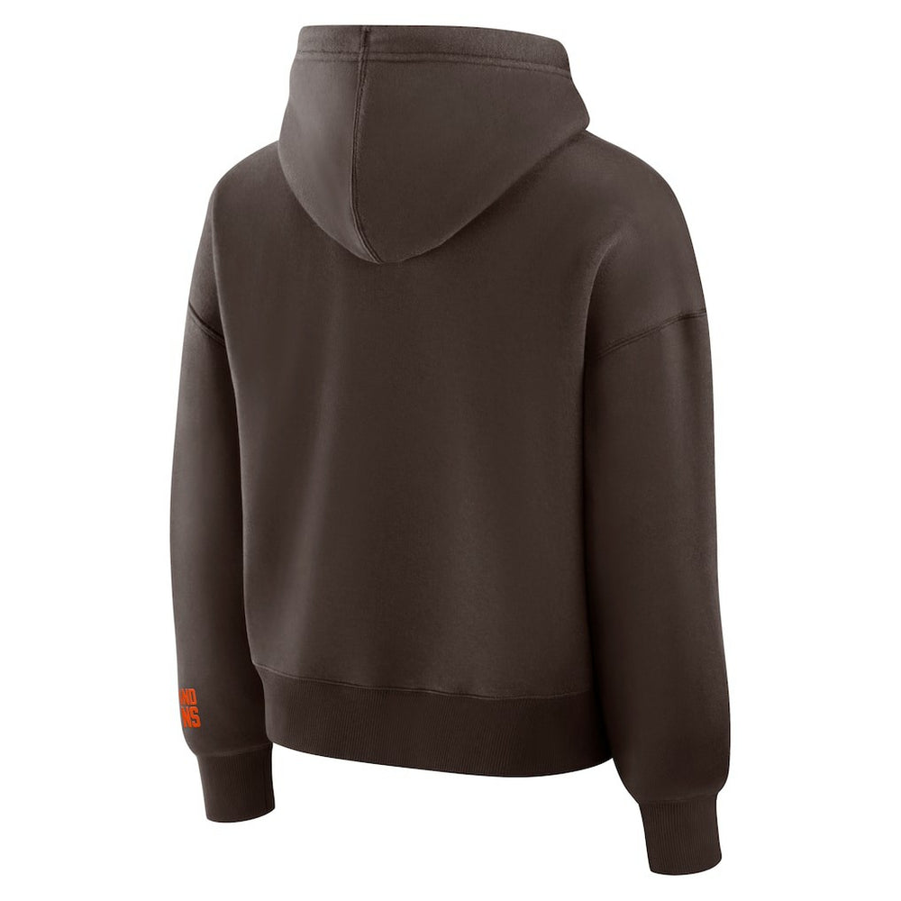 Cleveland Browns Fanatics Women's Legacy Fleece Pullover Hoodie