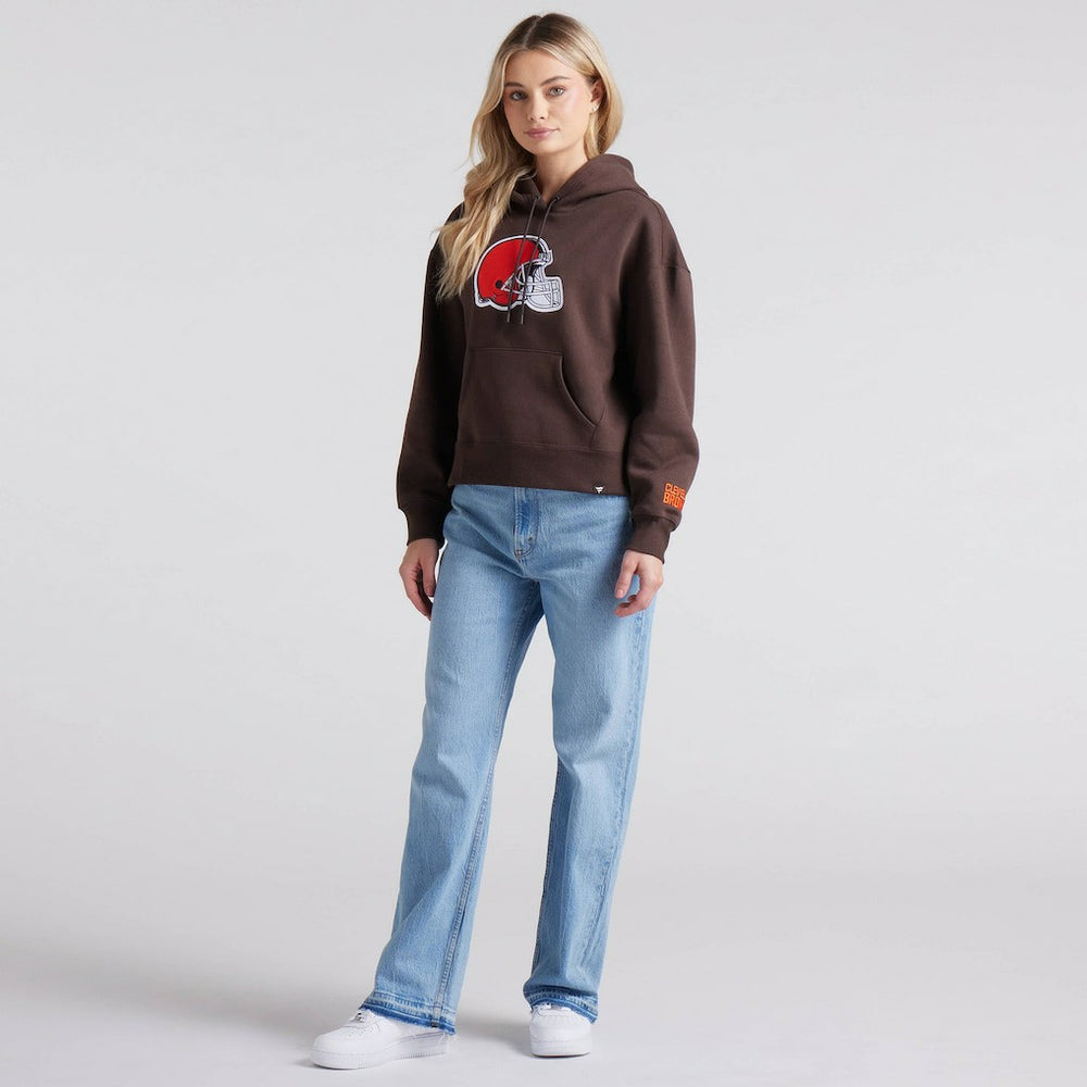 Cleveland Browns Fanatics Women's Legacy Fleece Pullover Hoodie