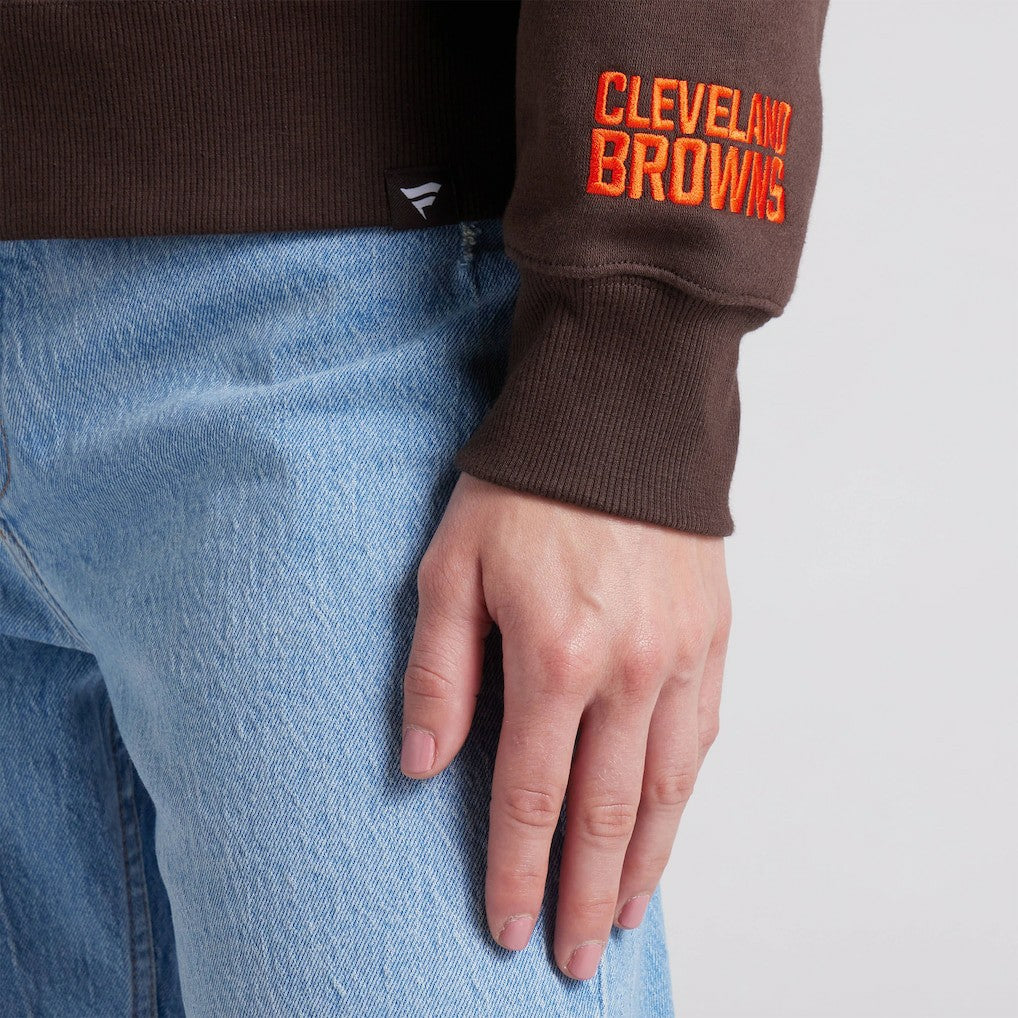 Cleveland Browns Fanatics Women's Legacy Fleece Pullover Hoodie