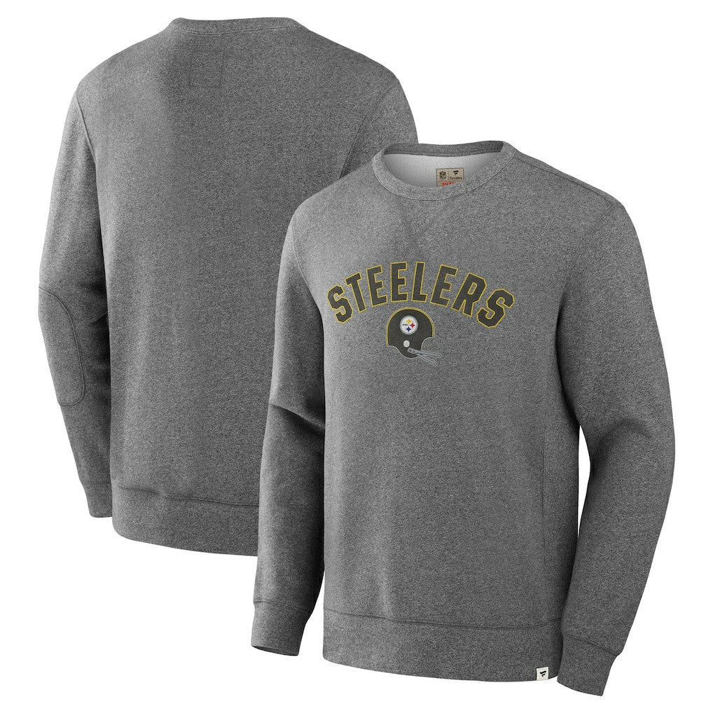Pittsburgh Steelers Fanatics Loop Terry Pullover Sweatshirt