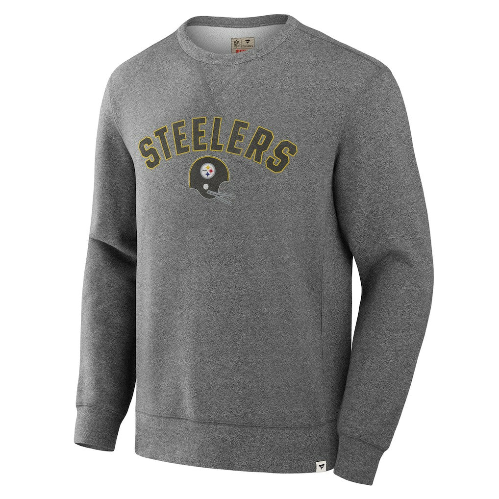 Pittsburgh Steelers Fanatics Loop Terry Pullover Sweatshirt