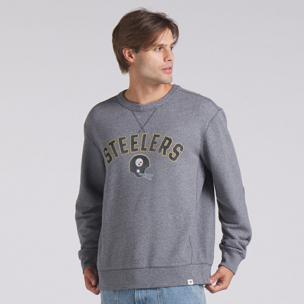 Pittsburgh Steelers Fanatics Loop Terry Pullover Sweatshirt