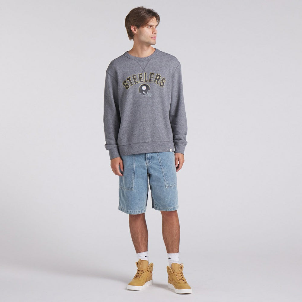Pittsburgh Steelers Fanatics Loop Terry Pullover Sweatshirt