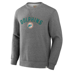 Miami Dolphins Fanatics Loop Terry Pullover Sweatshirt