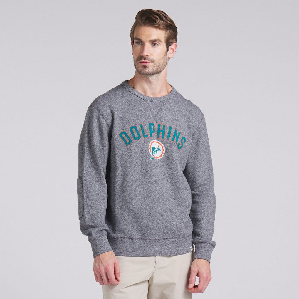Miami Dolphins Fanatics Loop Terry Pullover Sweatshirt