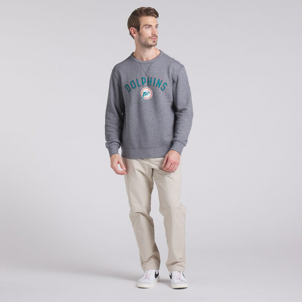 Miami Dolphins Fanatics Loop Terry Pullover Sweatshirt