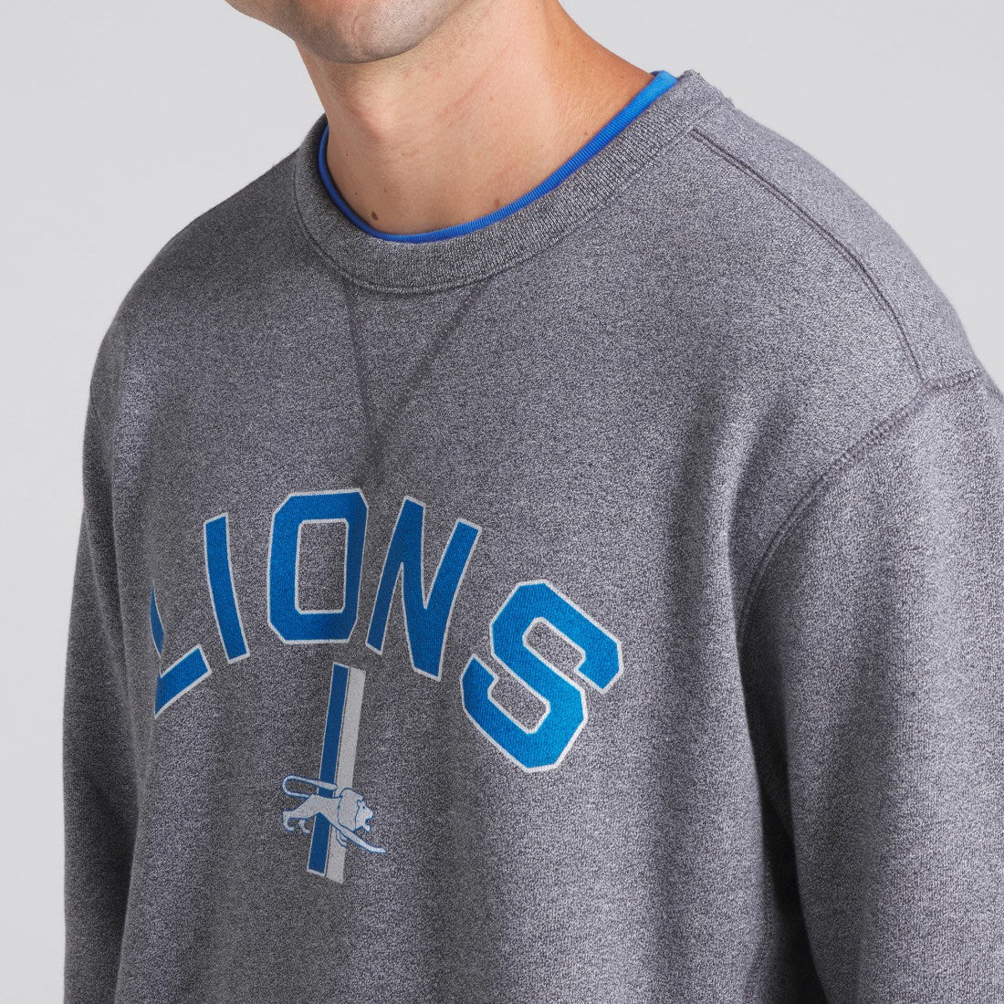 Detroit Lions Fanatics Loop Terry Pullover Sweatshirt