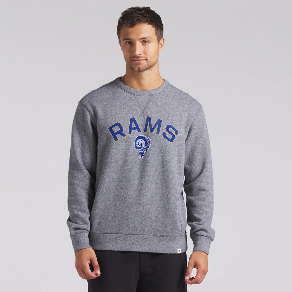 Los Angeles Rams Fanatics Loop Terry Pullover Sweatshirt