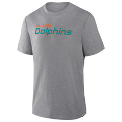 Miami Dolphins Fanatics Pass Rush Tri-Blend T-Shirt