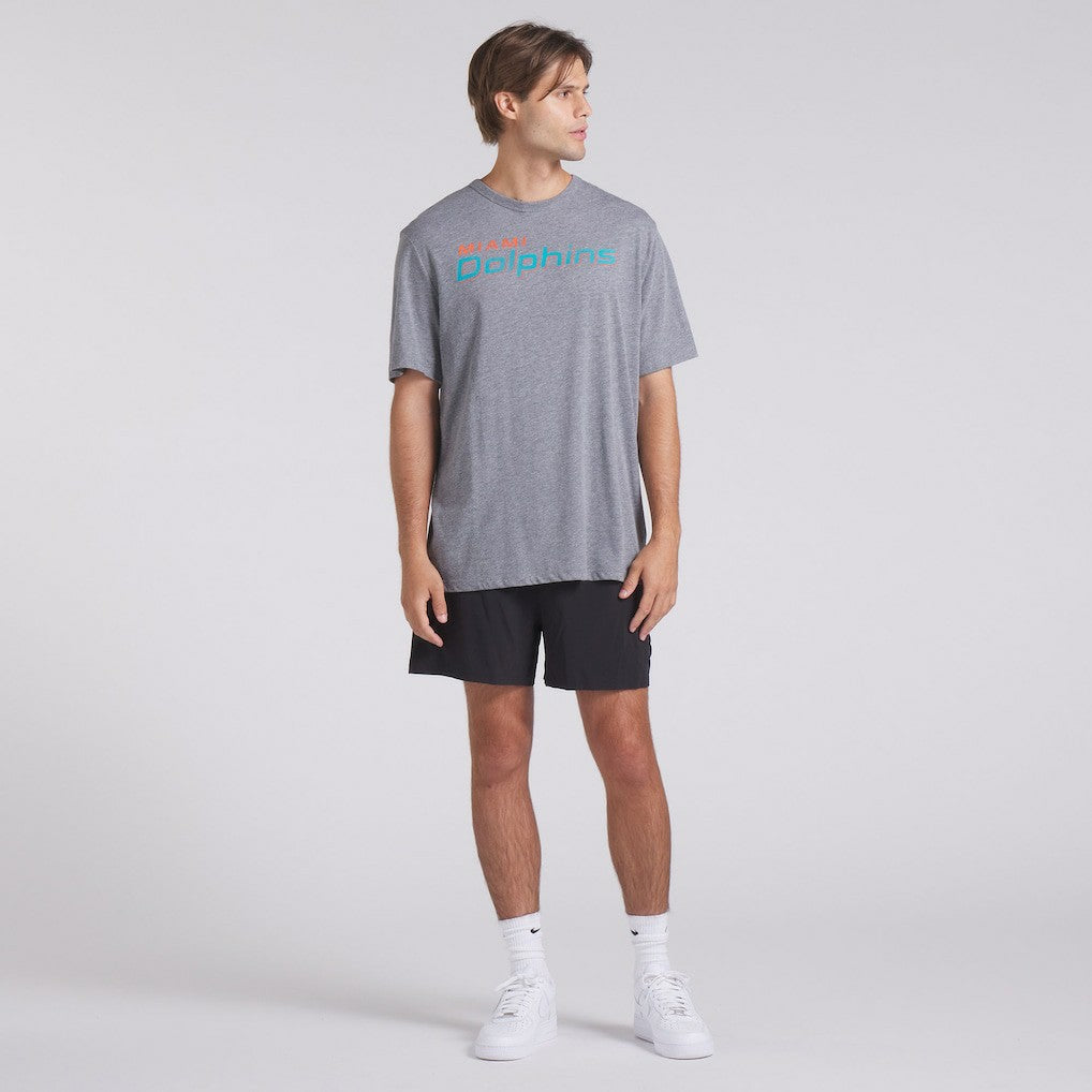 Miami Dolphins Fanatics Pass Rush Tri-Blend T-Shirt
