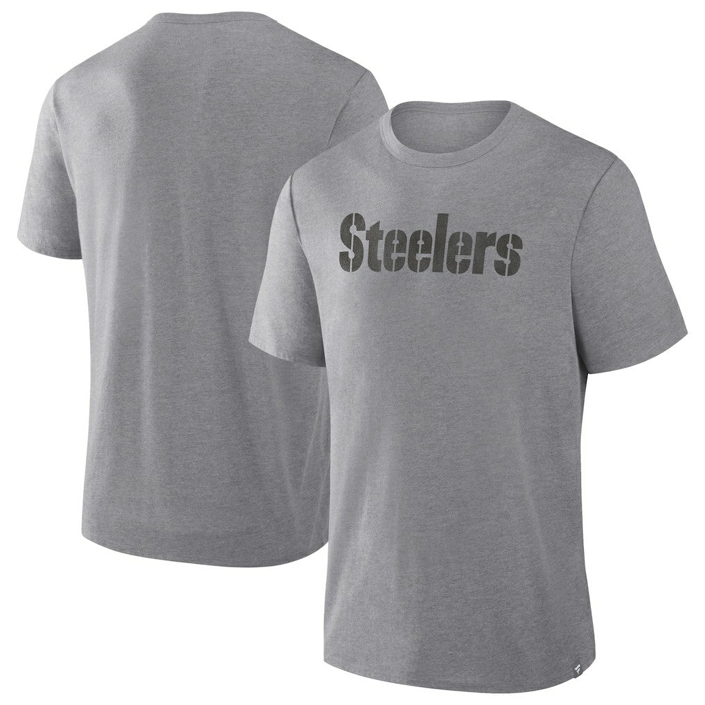 Pittsburgh Steelers Fanatics Pass Rush Tri-Blend T-Shirt