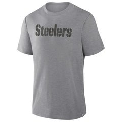 Pittsburgh Steelers Fanatics Pass Rush Tri-Blend T-Shirt
