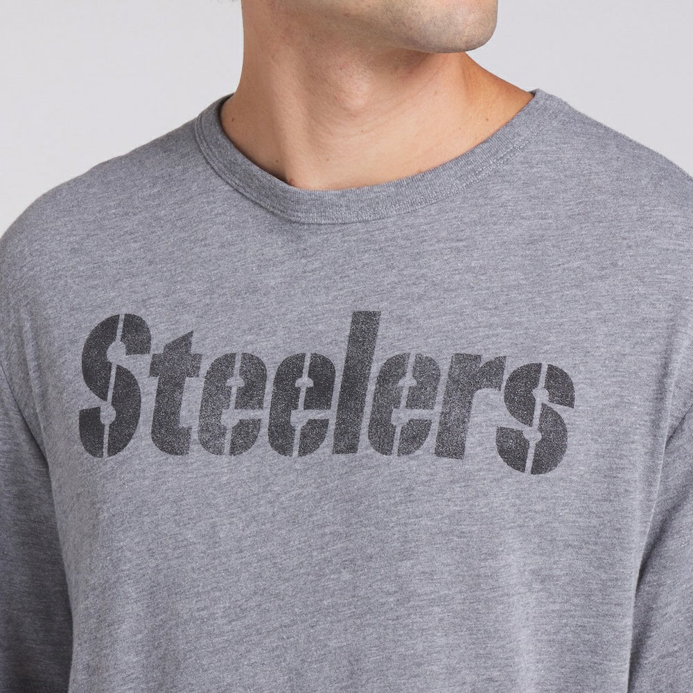 Pittsburgh Steelers Fanatics Pass Rush Tri-Blend T-Shirt