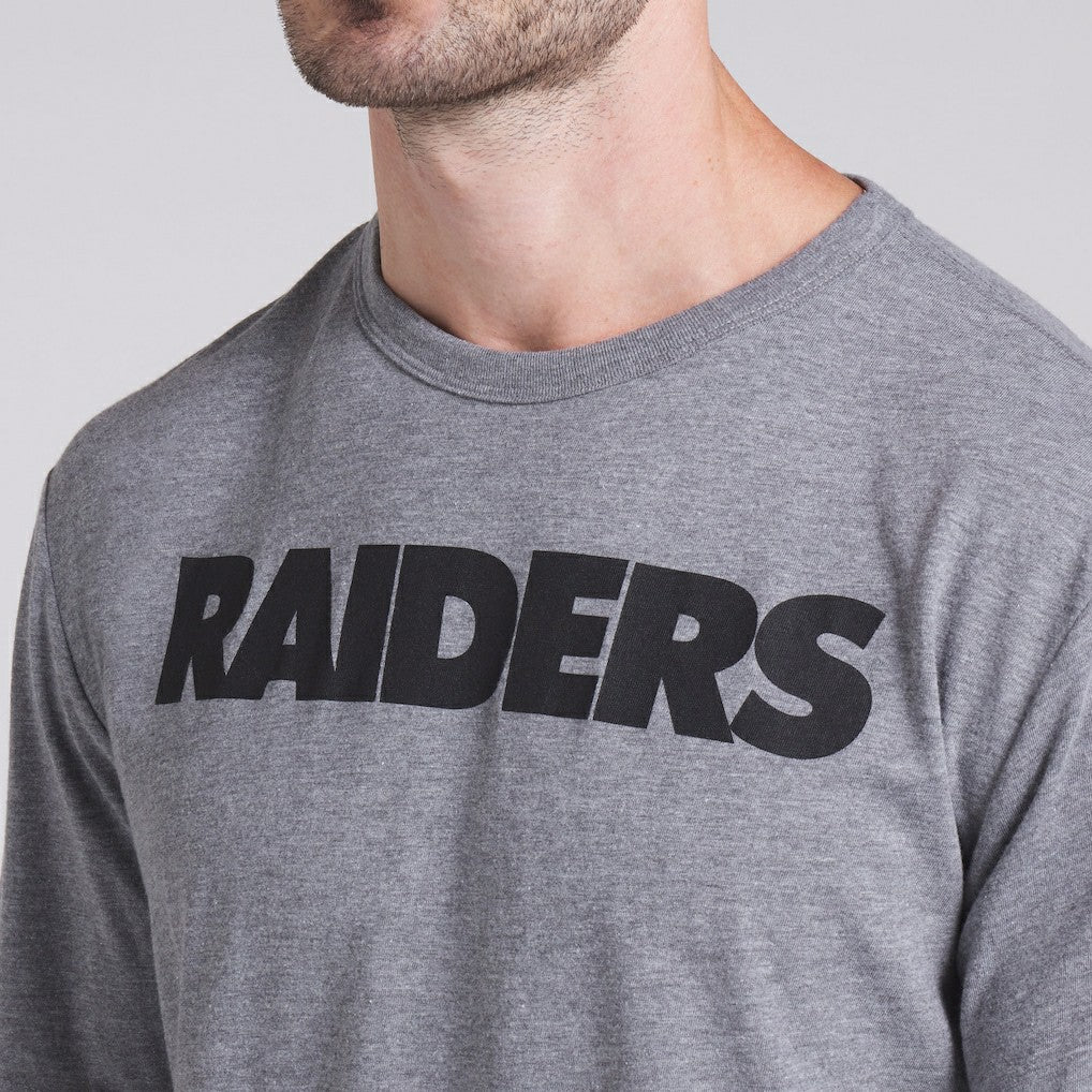 Las Vegas Raiders Fanatics Pass Rush Tri-Blend T-Shirt