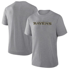 Baltimore Ravens Fanatics Pass Rush Tri-Blend T-Shirt