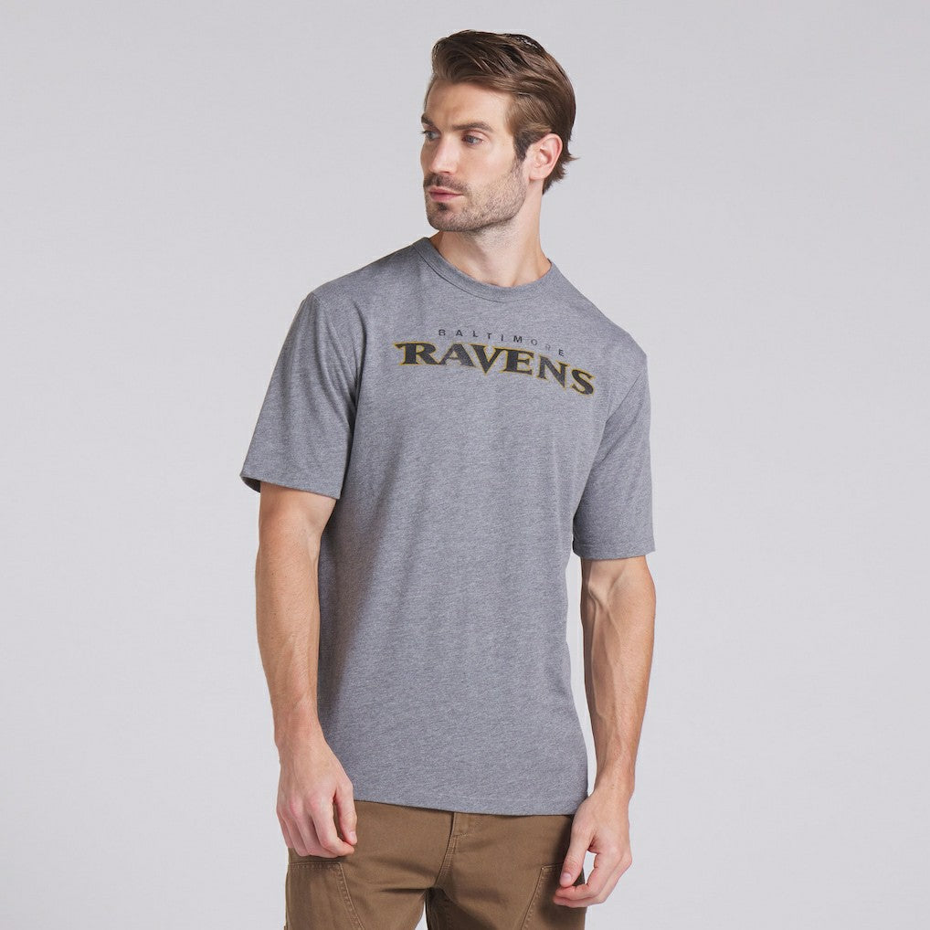 Baltimore Ravens Fanatics Pass Rush Tri-Blend T-Shirt